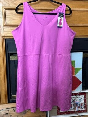 gapfit ladies active tank dress GapFit Active Tank Dress 2xl Blue
